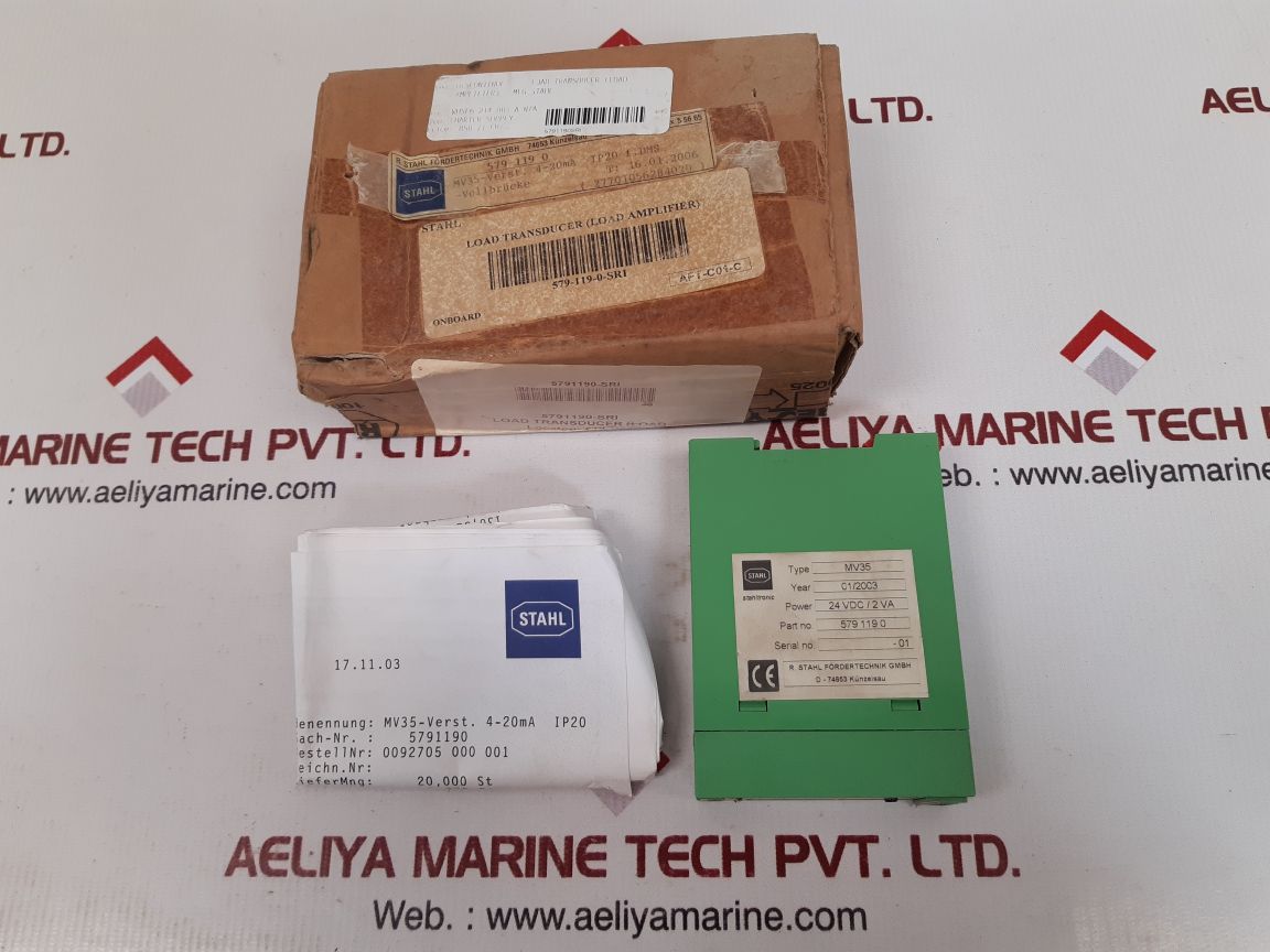 Stahl magtrol mv35 load transducer 579 119 0