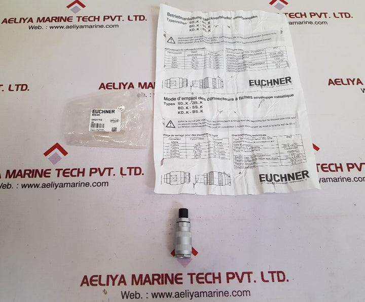 Euchner Bs4K Plug Connector 002772
