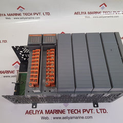 Allen-bradley slc500 1746-ow16 series c digital output relay module 7 slot rack