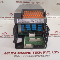 Allen-bradley slc500 1746-ow16 series c digital output relay module 7 slot rack
