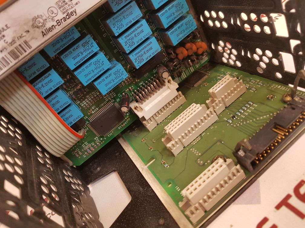 Allen-bradley slc500 1746-ow16 series c digital output relay module 7 slot rack