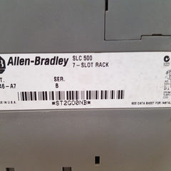 Allen-bradley slc500 1746-ow16 series c digital output relay module 7 slot rack
