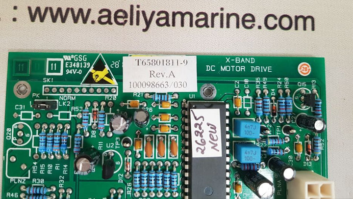 Sperry marine t65801811-9 x-band dc motor drive