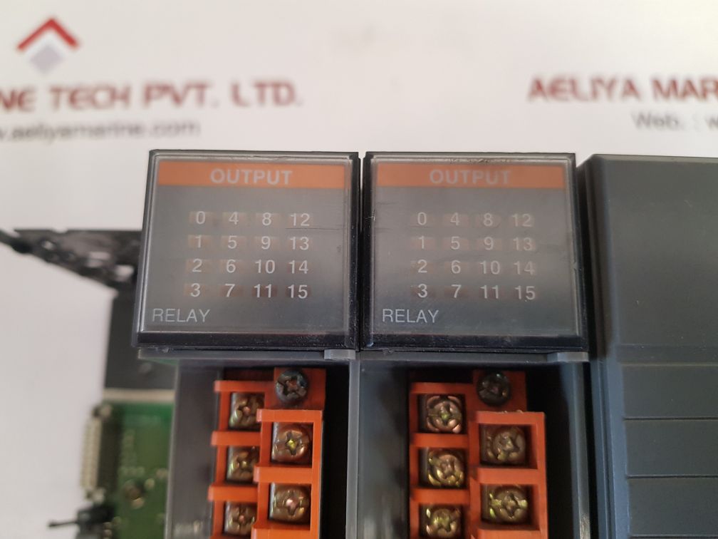 Allen-bradley slc500 1746-ow16 series c digital output relay module 7 slot rack