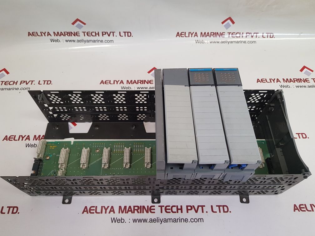 Allen-bradley Slc 500 10-slot Rack 1746-a10 Series B Class I Div2 Power ...
