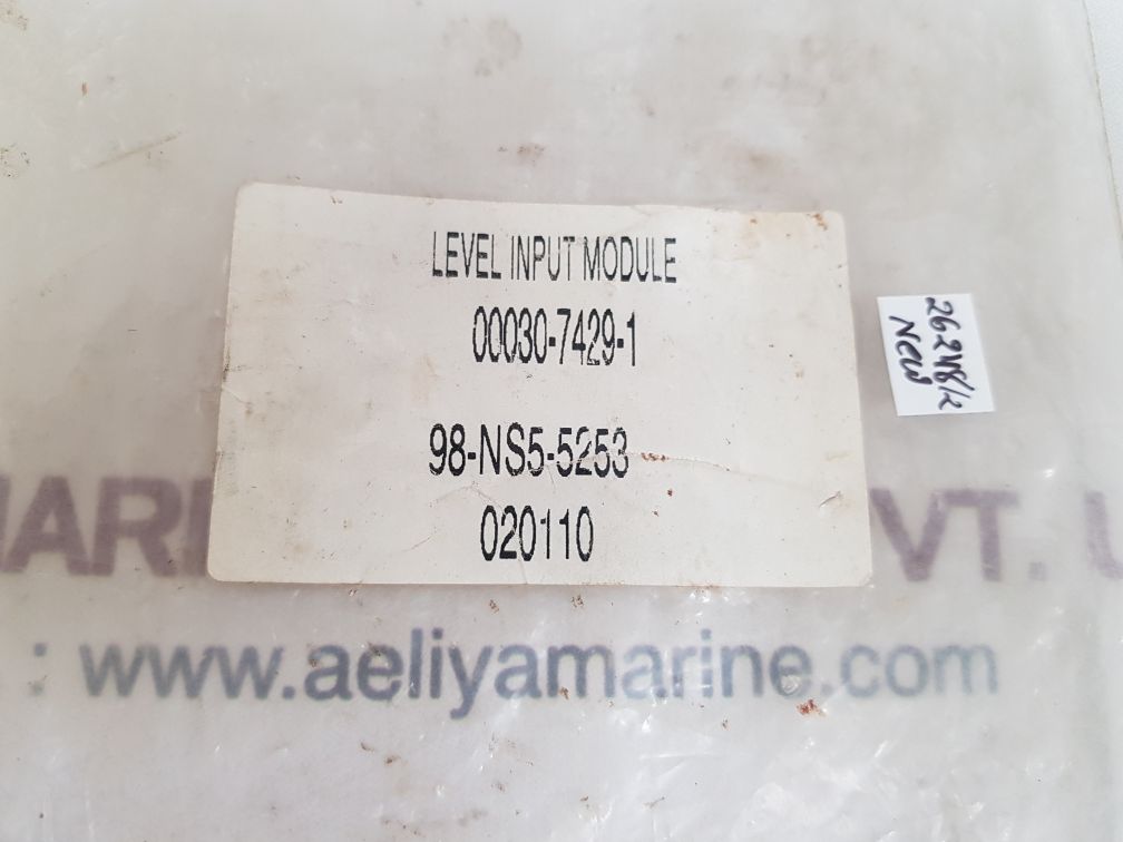 Whessoe 00030-7429-1 level input module 98-ns5-5253
