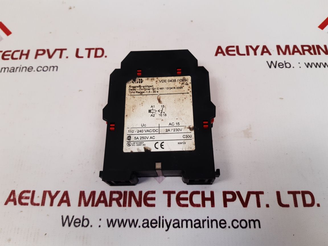 Abb c461.13 on delay timer 