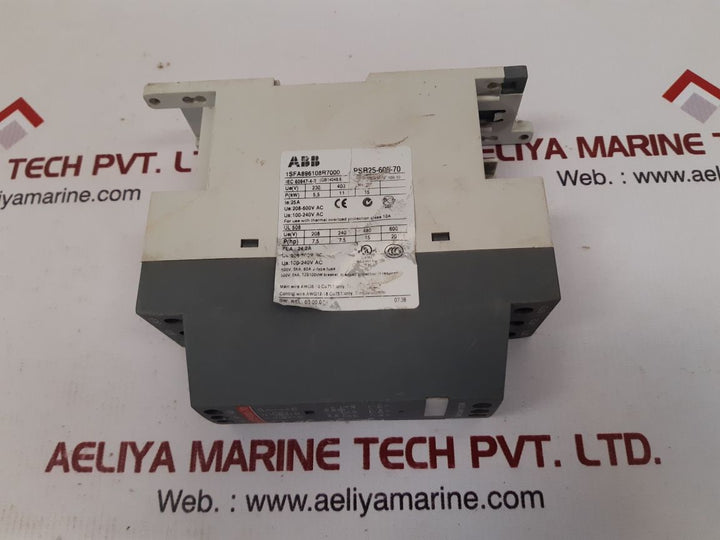 Abb psr25-600-70 soft starter 1sfa896108r700
