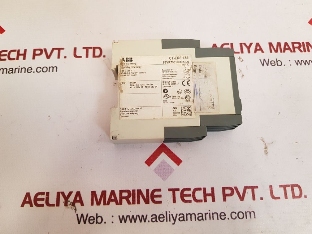 Abb ct-ers.22s time delay relay 1svr730100r3300