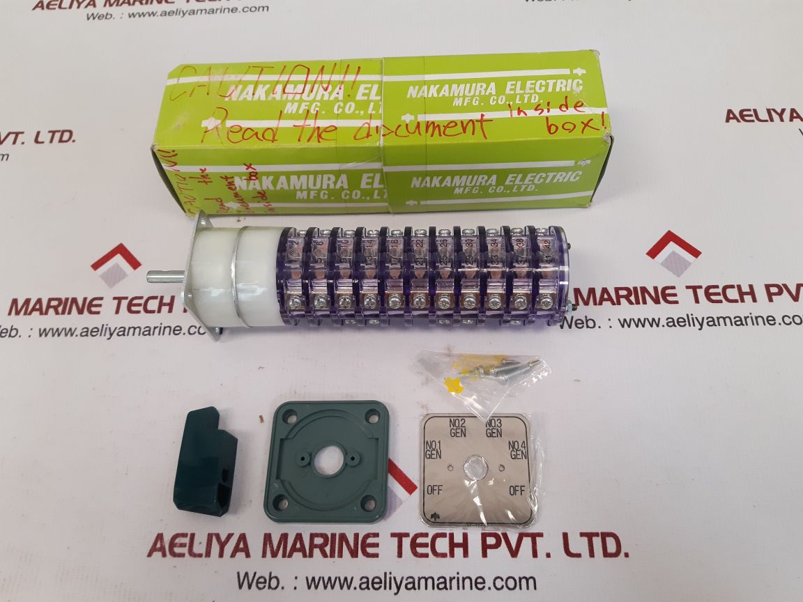 Nakamura electric dm-20 selector switch np-25001