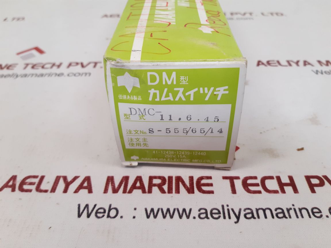 Nakamura electric dm-20 selector switch np-25001