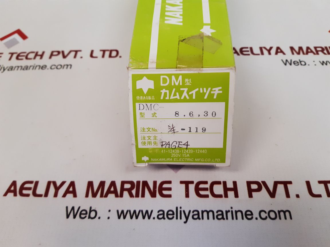 Nakamura electric dm-20 selector switch np-6133