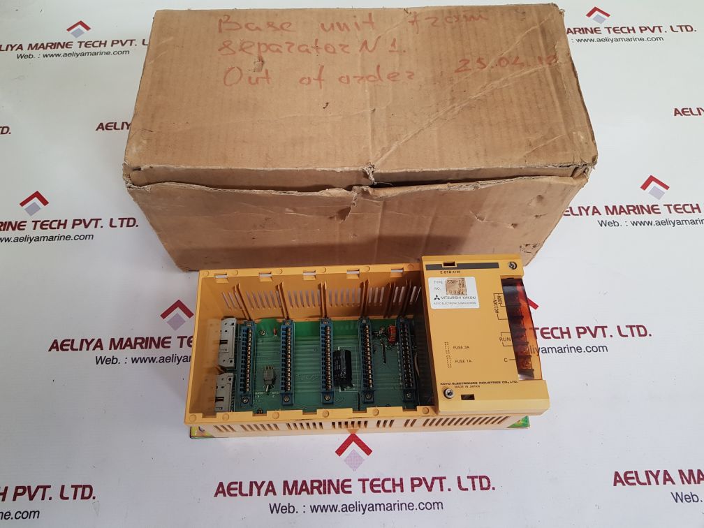 Koyo kostac e-01b-4130 programmable controller rack 