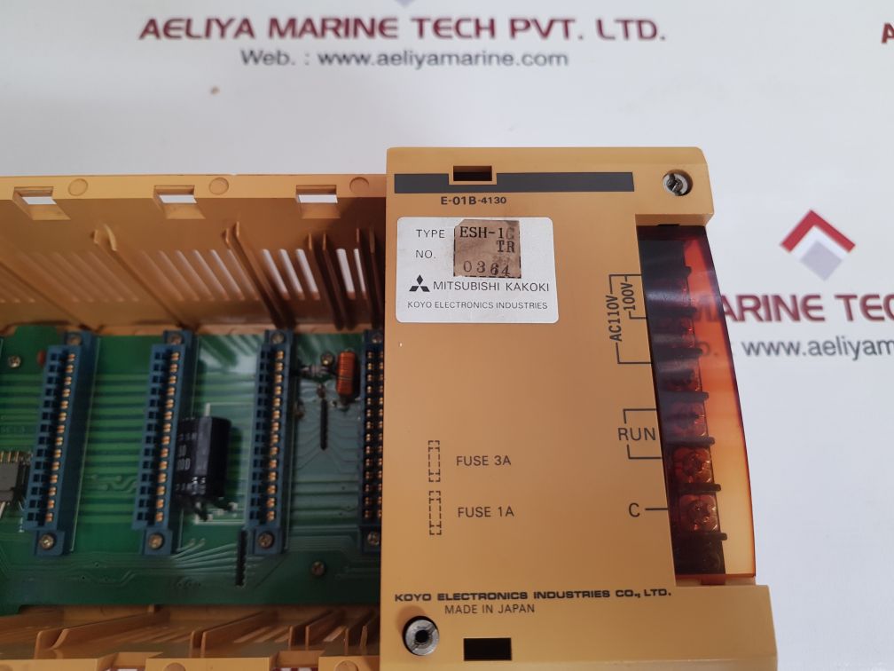 Koyo kostac e-01b-4130 programmable controller rack 