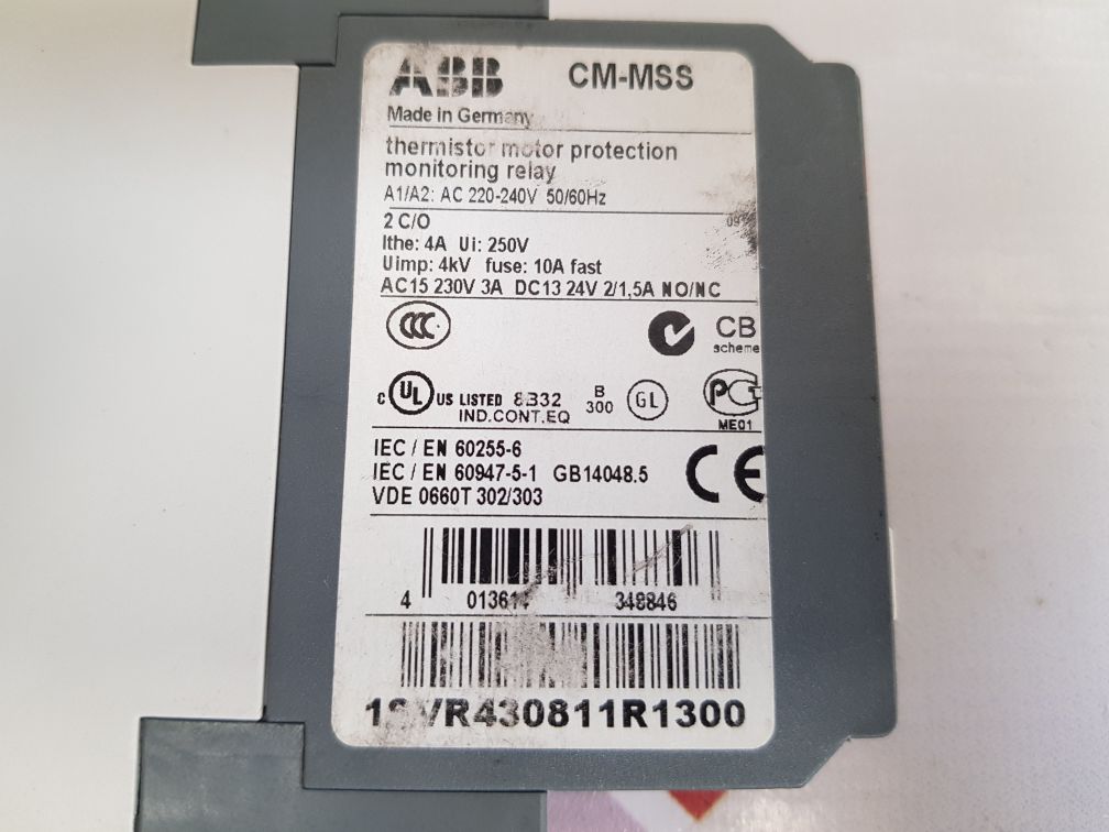 Abb cm-mss thermistor motor protection 1svr430811r1300