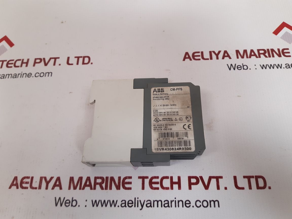 Abb cm-pfs phase sequence monitoring relay 1svr430824r9300