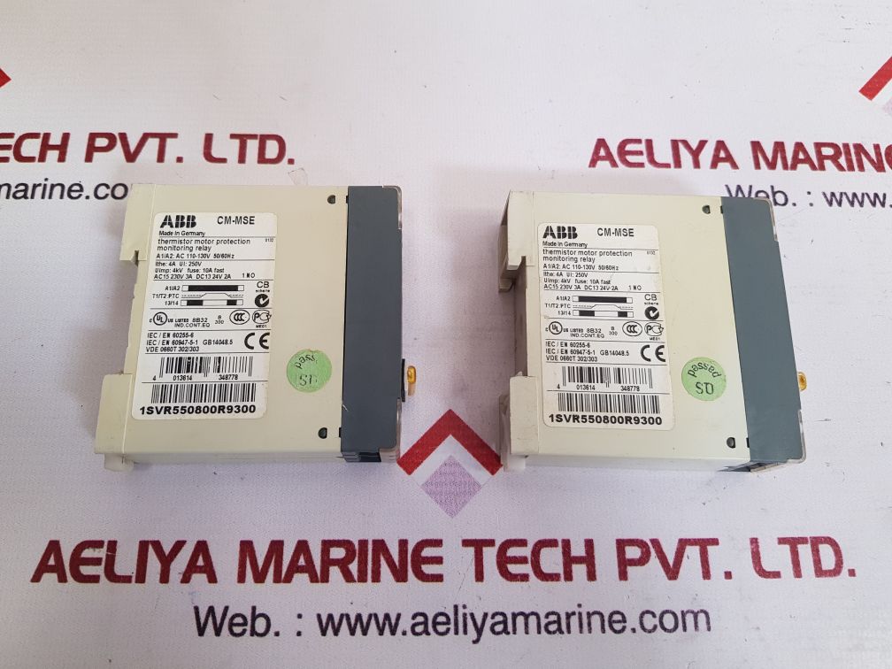 Abb cm-mse thermistor motor protection relay 1svr550800r9300
