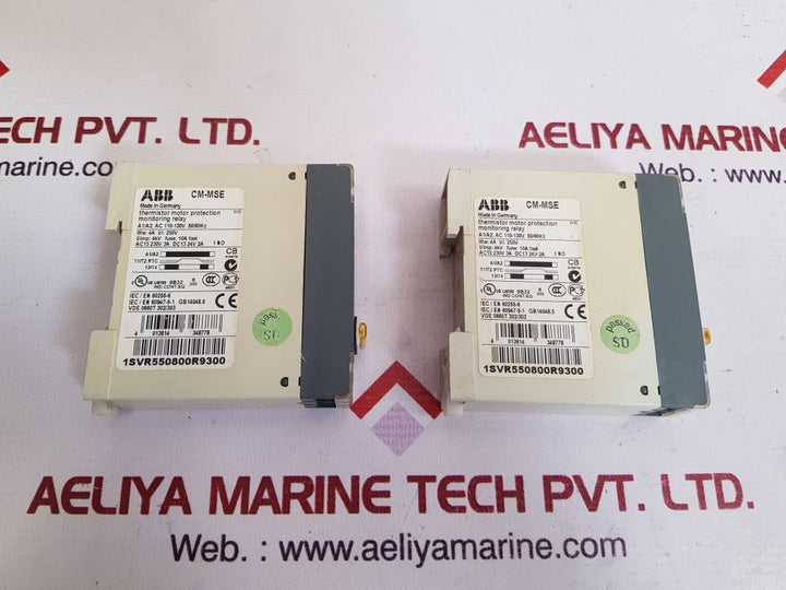 Abb cm-mse thermistor motor protection relay 1svr550800r9300