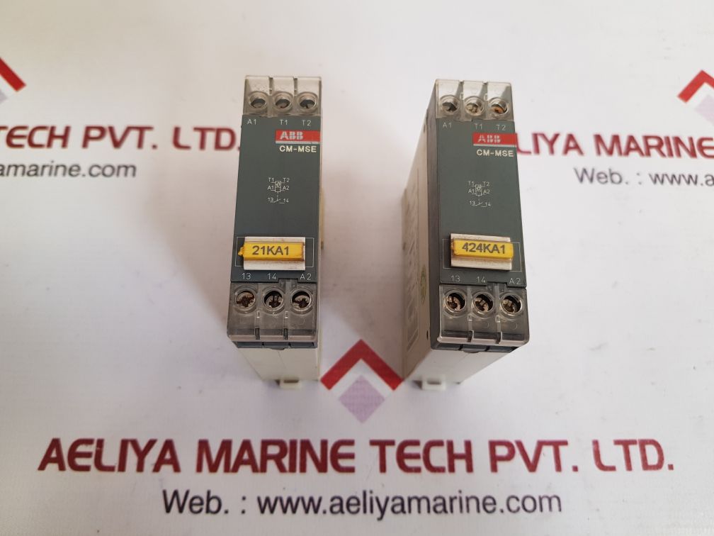 Abb cm-mse thermistor motor protection relay 1svr550800r9300