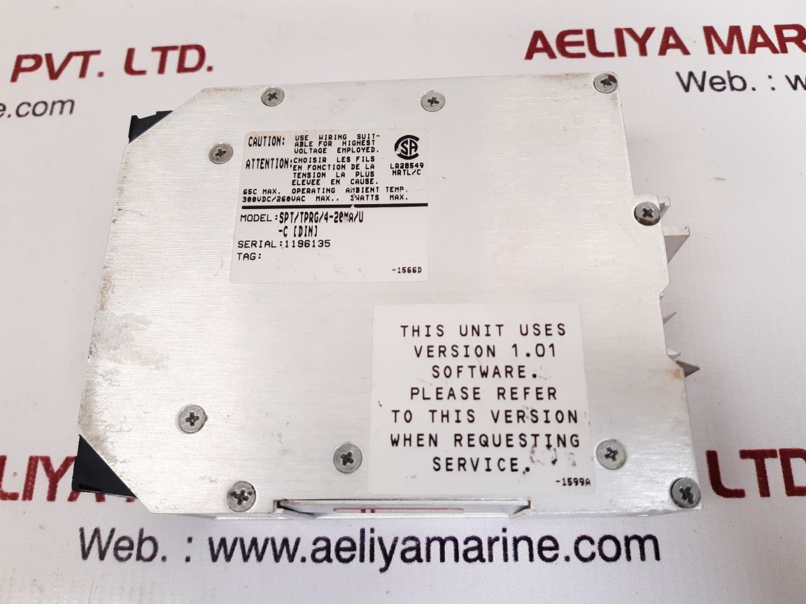 Moore industries spt/tprg/4-20ma/u-c programmable transmitter 