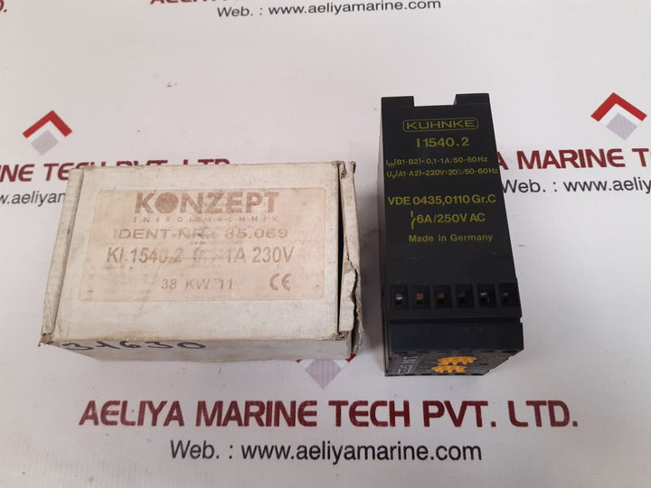 Kuhnke i1540.2 current monitoring relay
