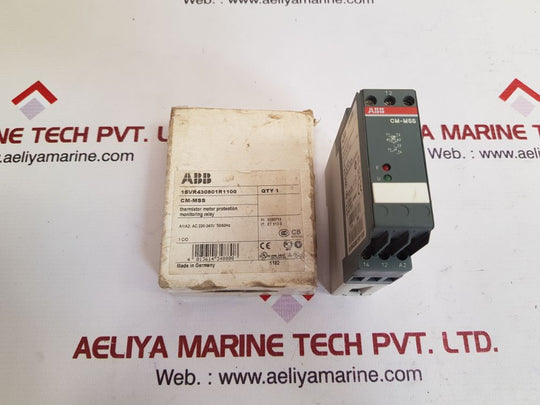 Abb cm-mss thermistor motor protection monitoring relay 1svr430801r1100 New