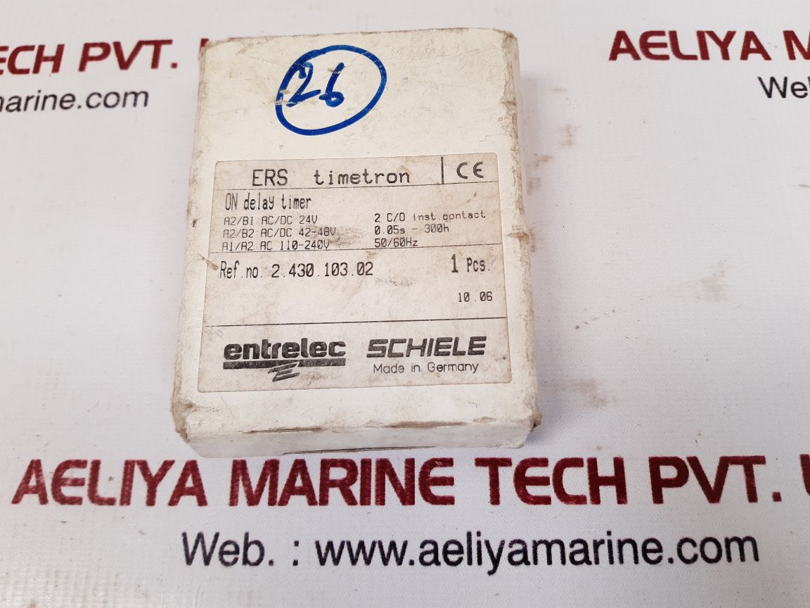 Entrelec schiele ers timetron on delay timer 2.430.103.02