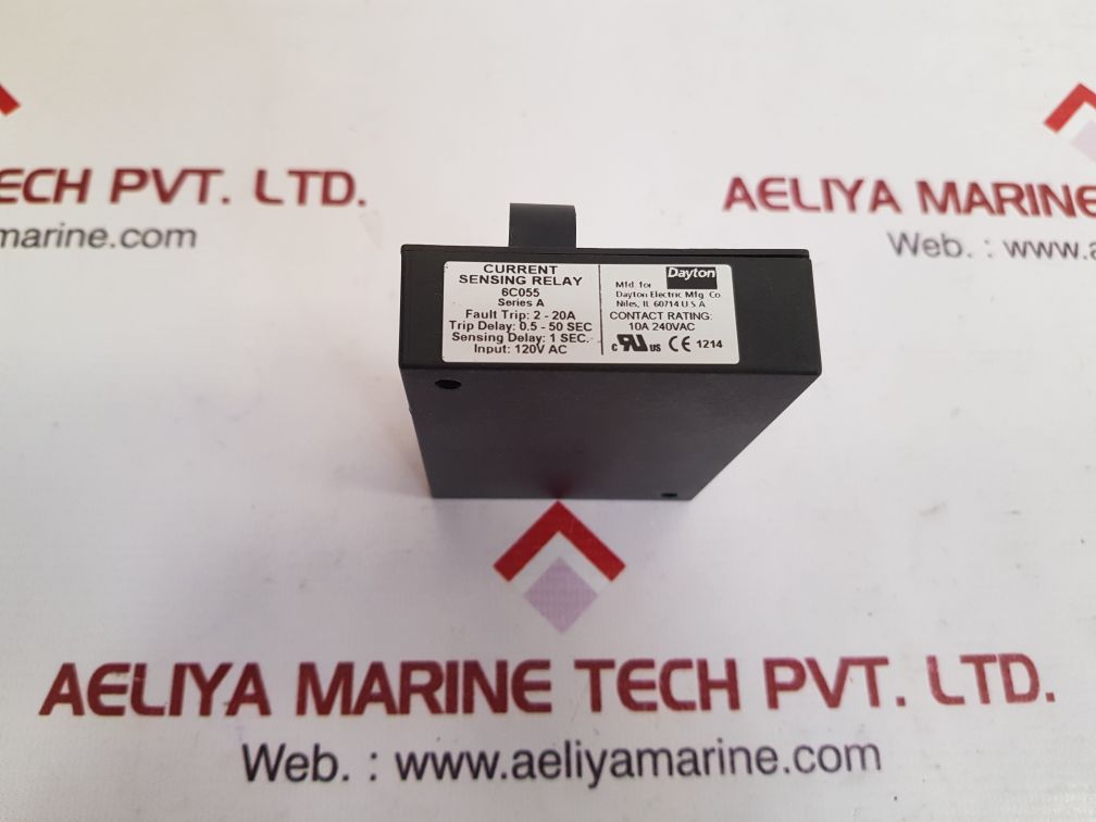 Dayton 6c055 current sensing relay