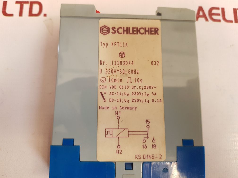 Schleicher kpt11k relay