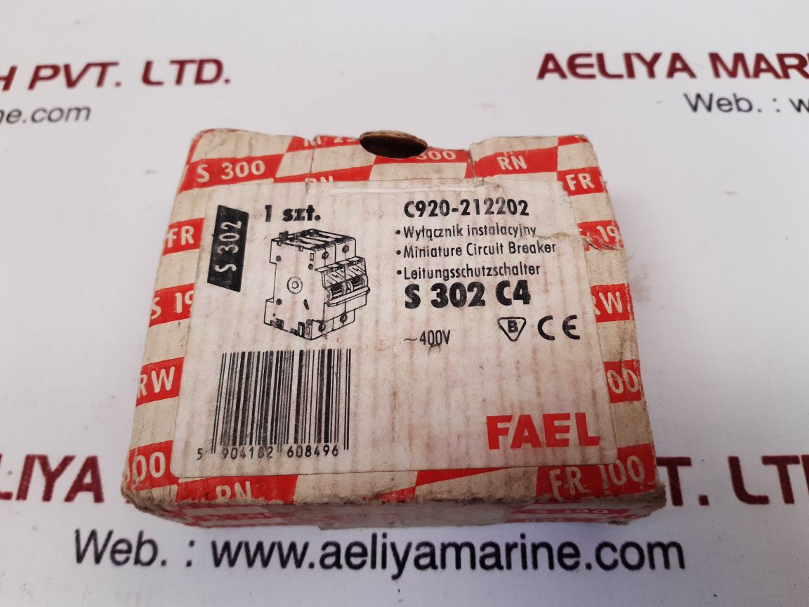 Fael s 302 c4 miniature circuit breaker