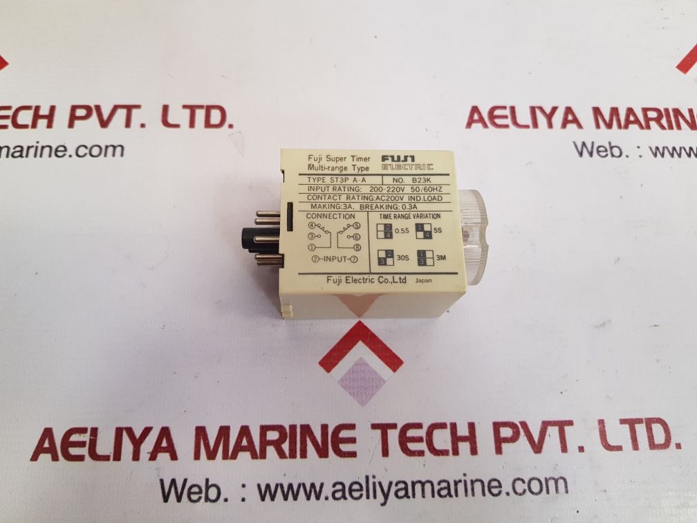 Fuji electric st3p a-a timer 0 to 5 sec.