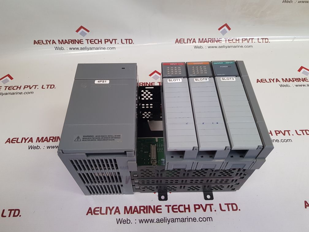 Allen-bradley 1746-p2,1746-ia16,1746-ow16,1746-nio4v module rack 