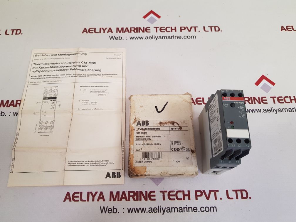 Abb cm-mss thermistor motor protection 1svr430720r0300
