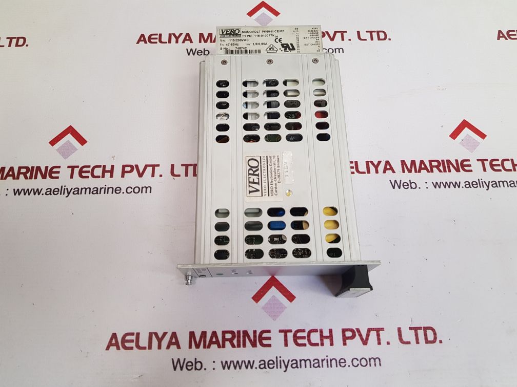 Vero electronics 116-010077k 30 monovolt pk60-iii ce/pf power supply