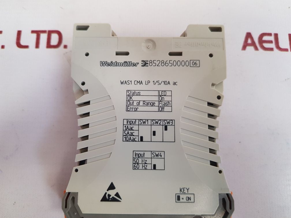 Weidmüller was1 cma lp 1/5/10a ac current transmitter 8528650000 06
