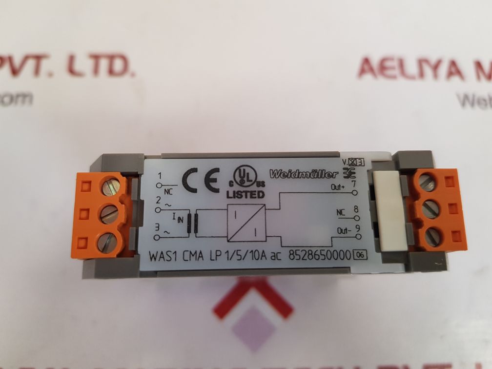 Weidmüller was1 cma lp 1/5/10a ac current transmitter 8528650000 06