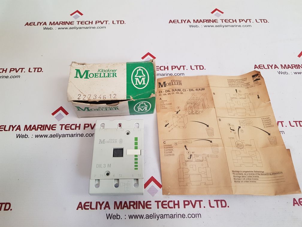 Klockner moeller dil3m contactor