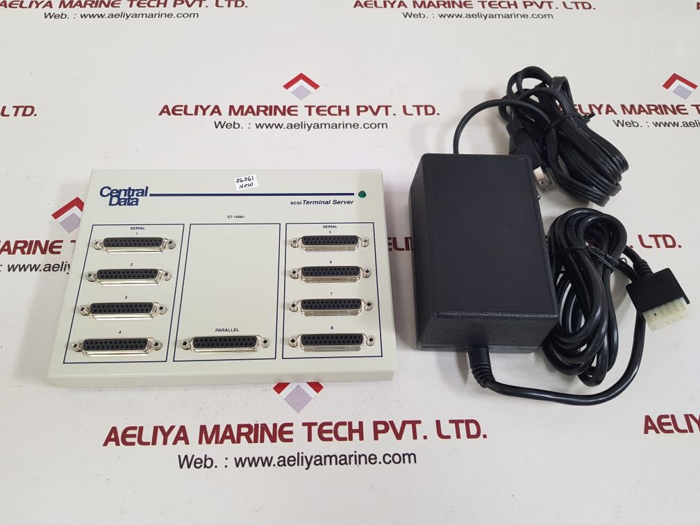 Central data st-1008+ scsi terminal server with cable and power adapter

