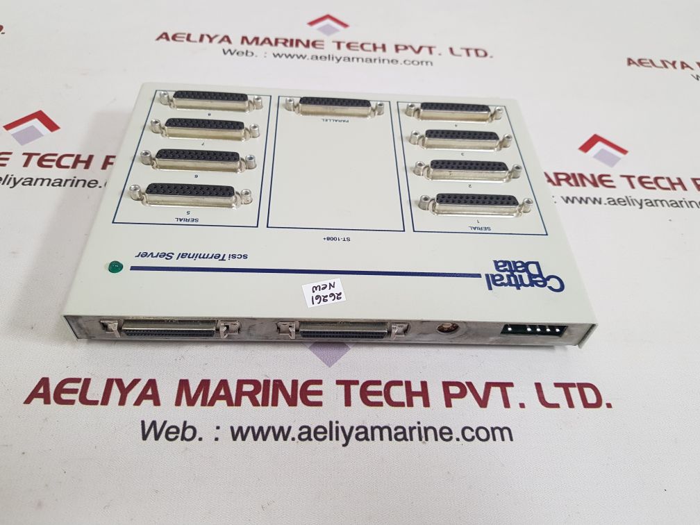 Central data st-1008+ scsi terminal server with cable and power adapter
