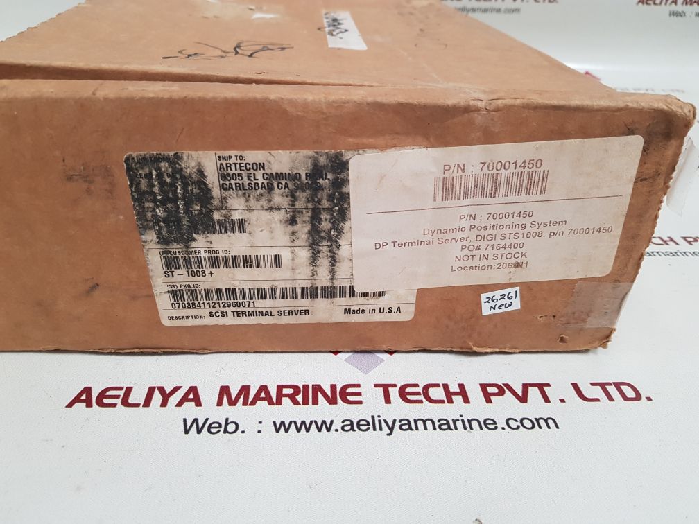 Central data st-1008+ scsi terminal server with cable and power adapter
