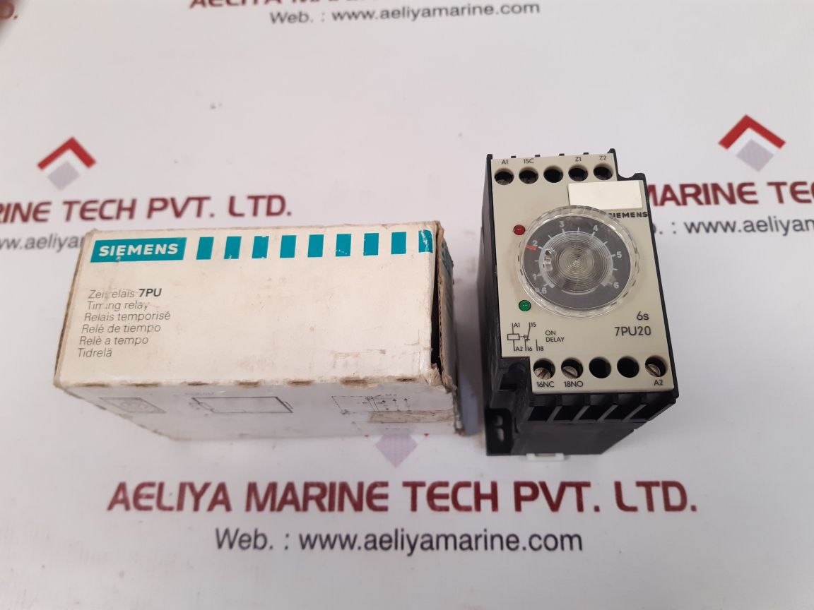 Siemens 7pu2040-1at23 timing relay 
