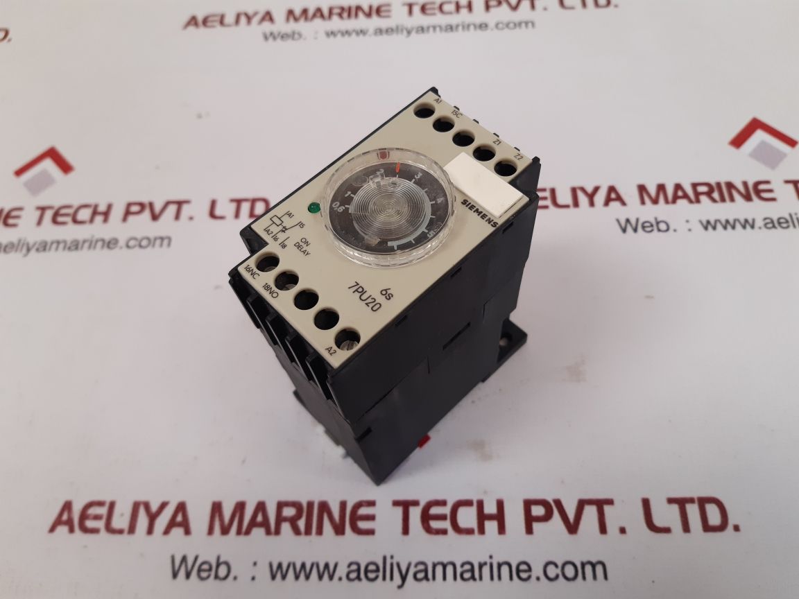 Siemens 7pu2040-1at23 timing relay 