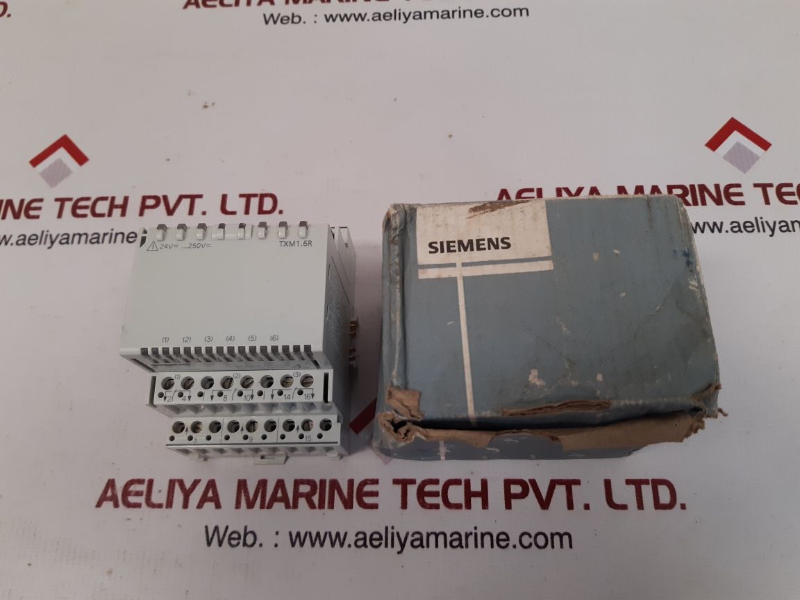 Siemens Txm1.6R Relay Output Module Rev: Da 24V-250V - Aeliya Marine Tech Siemens Txm1.6R Relay Output Module Rev: Da 24V-250V - Aeliya Marine Tech