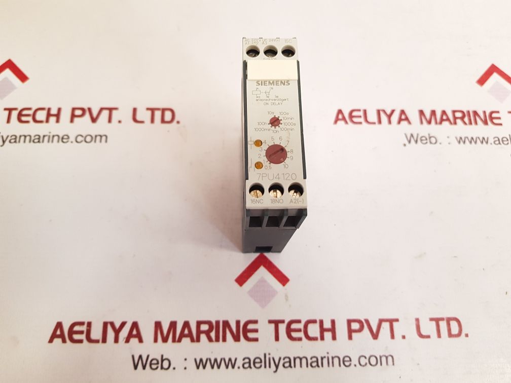 Siemens 7pu4120-2an20 time delay relay