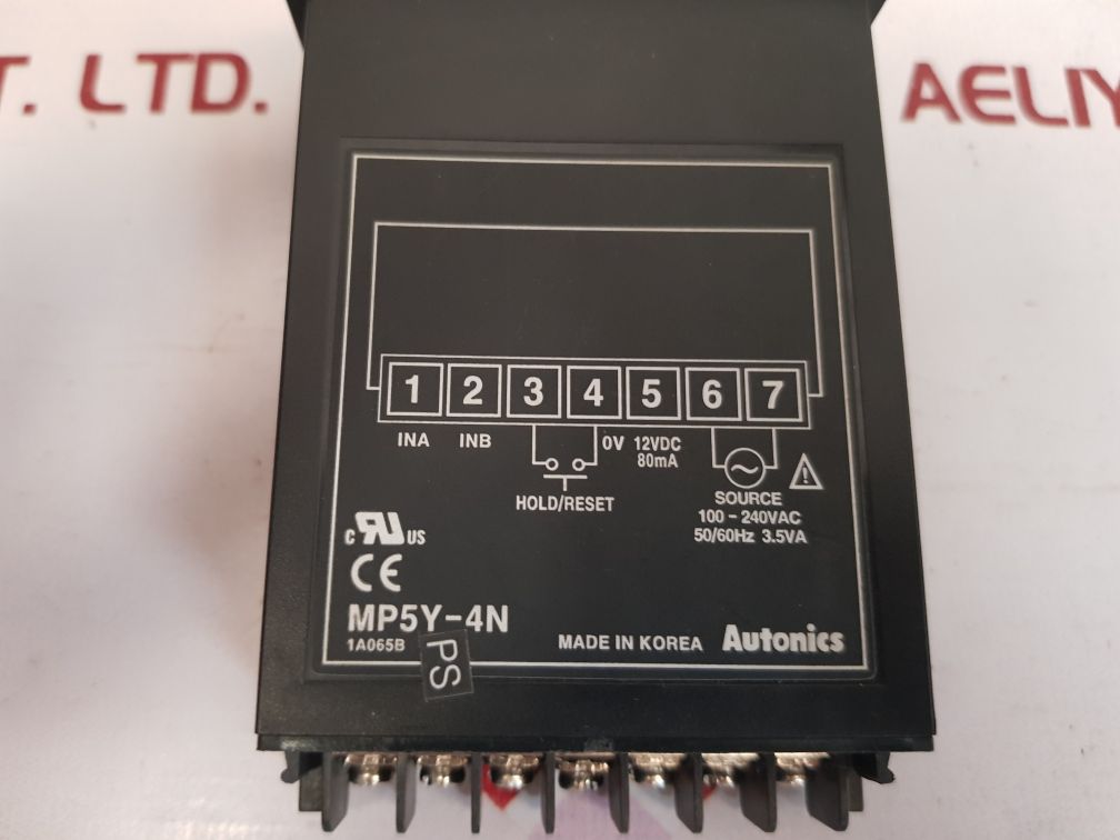 Autonics mp5y-4n pulse meter