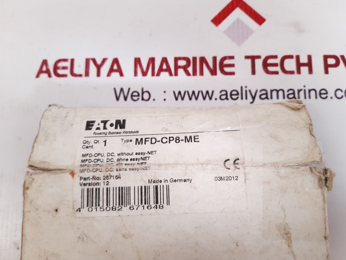 Eaton moeller mfd cp8-me control module/cpu, power supply 