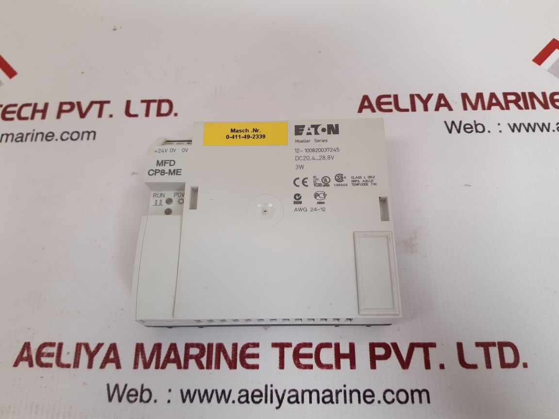 Eaton moeller mfd cp8-me control module/cpu, power supply 