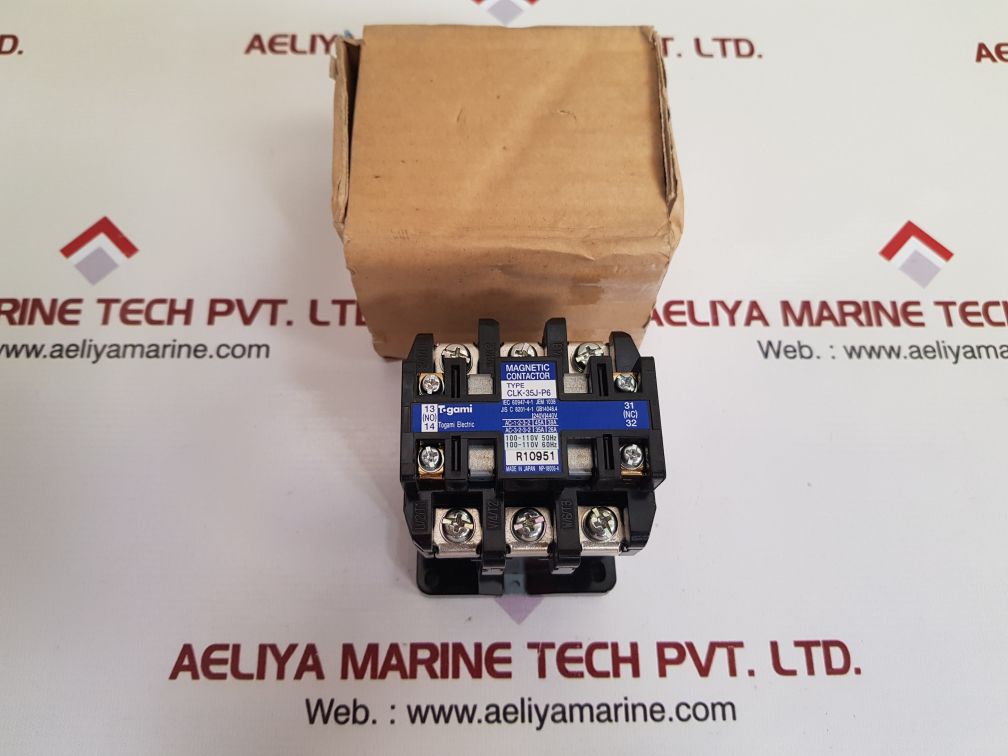 Togami clk-35j-p6 magnetic contactor New