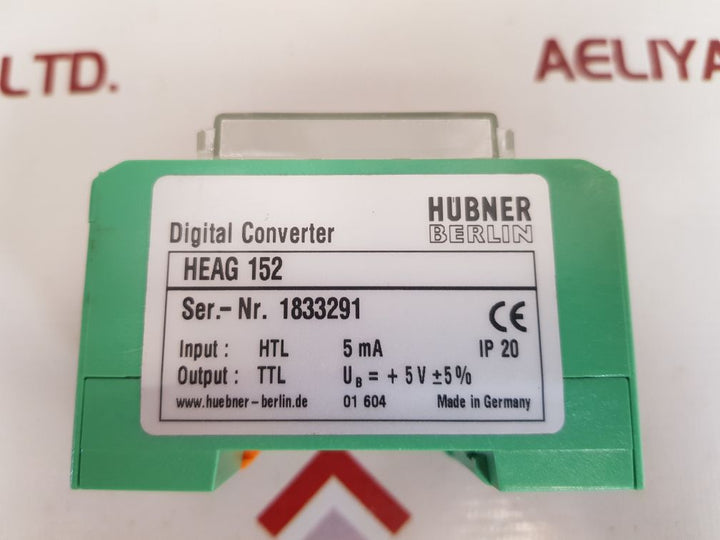 Hubner berlin heag 152 digital converter