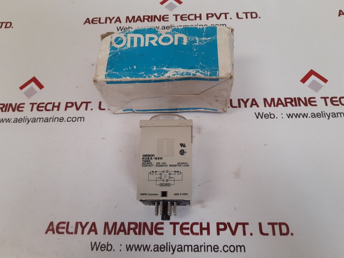 Omron h3ba-n8h solid state timer 1.2s to 300h new